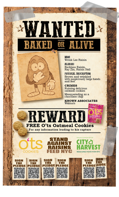 National #!&% Raisins Day with Ot’s Cookies