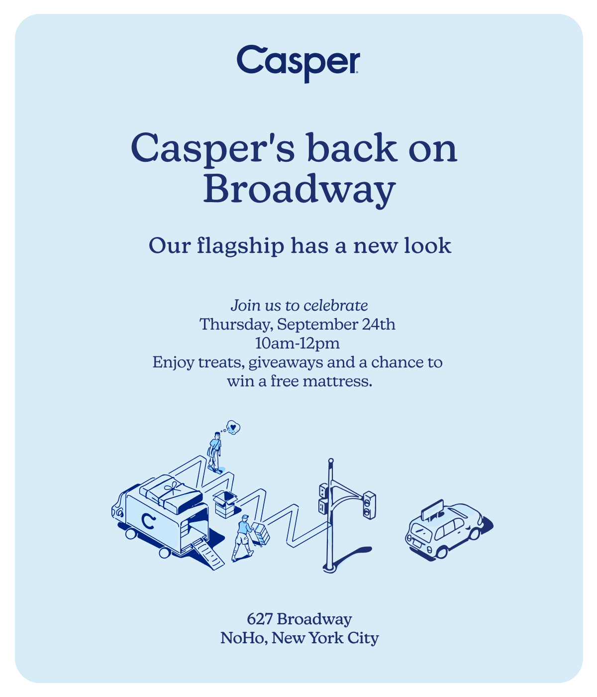 Casper NoHo Flagship Grand Reopening