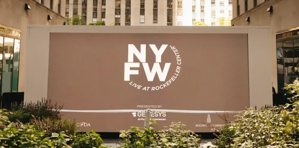 New York Fashion Week at Rockefeller Center