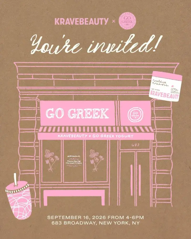 Krave Beauty x Go Greek