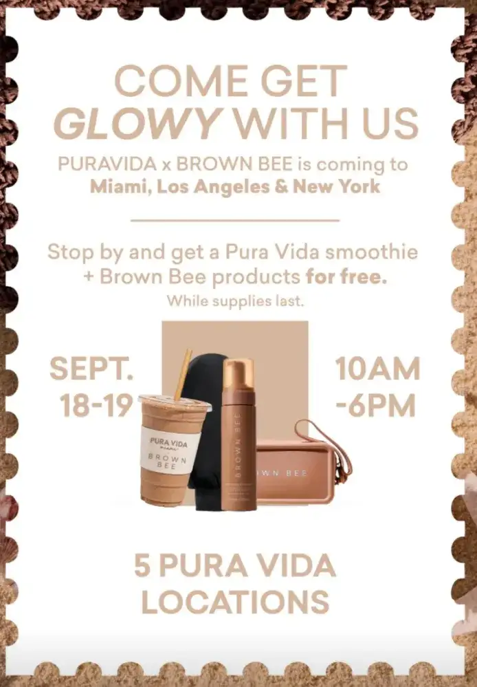 Pura Vida x Brown Bee