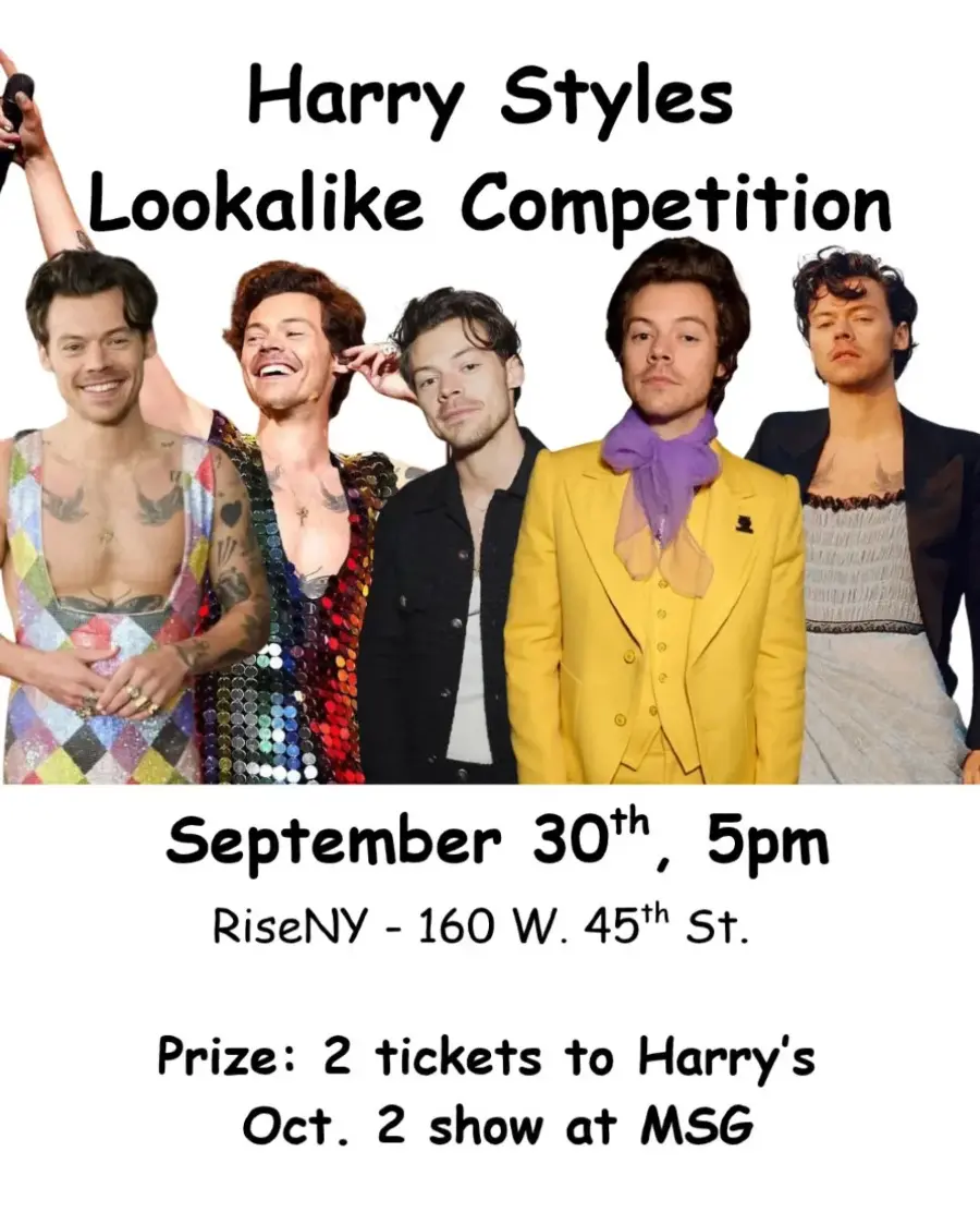 Harry Styles Lookalike Competition