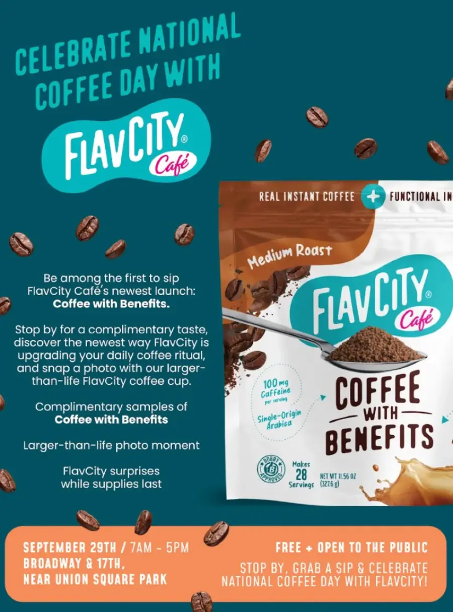 National Coffee Day with Flavcity