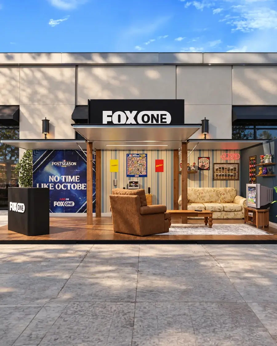 Fox One Retro Living Room Pop-Up
