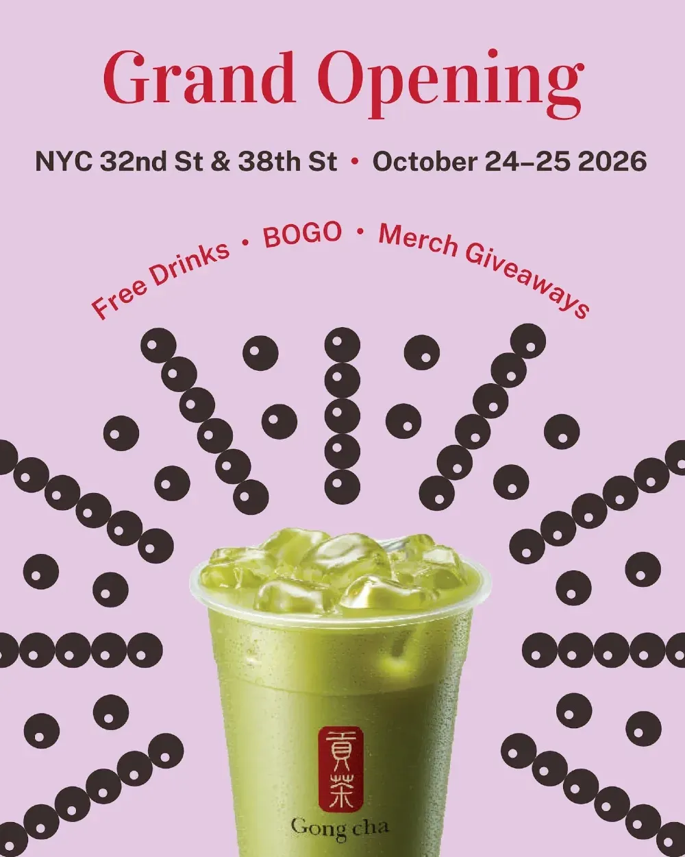 Gong Cha Grand Opening