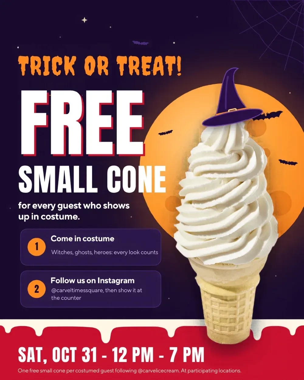 Trick or Treat with Carvel TSQ