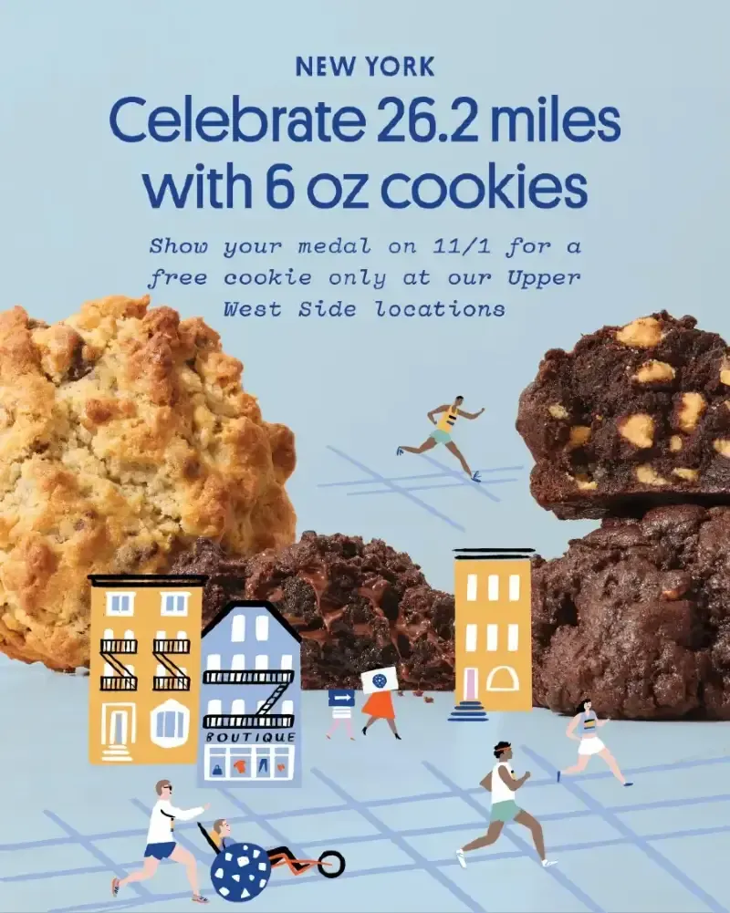 Free Levain Bakery Cookie for Marathon Runners