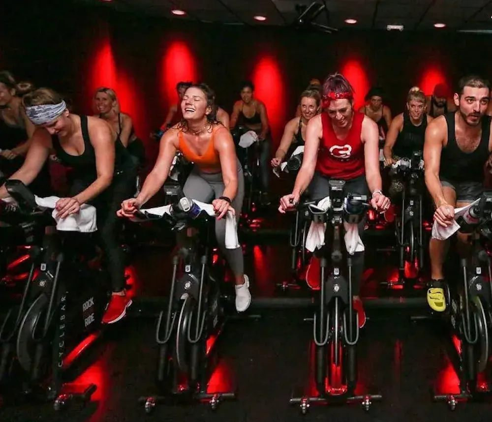 Cyclebar class for Marathoners & Voters