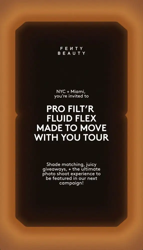 Fenty Beauty Fluid Flex NYC Pop Up