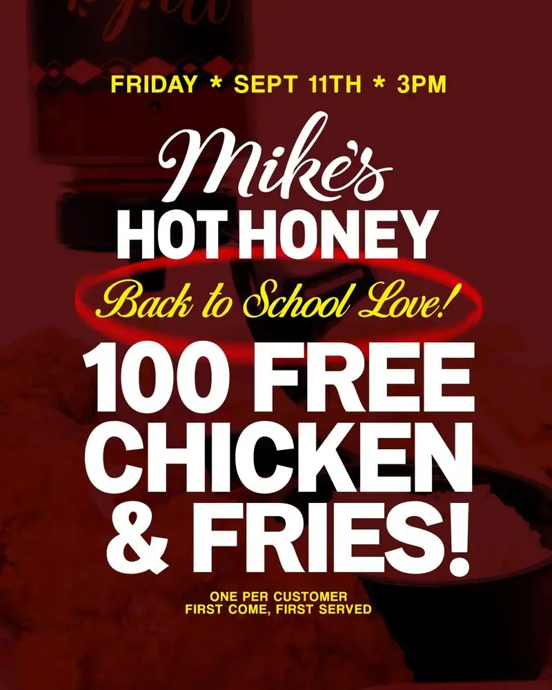 Rokstar Chicken x Mike's Hot Honey Free Chicken & Fries