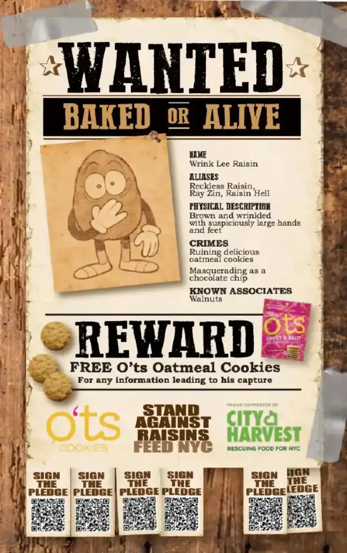 National #!&% Raisins Day with Ot’s Cookies