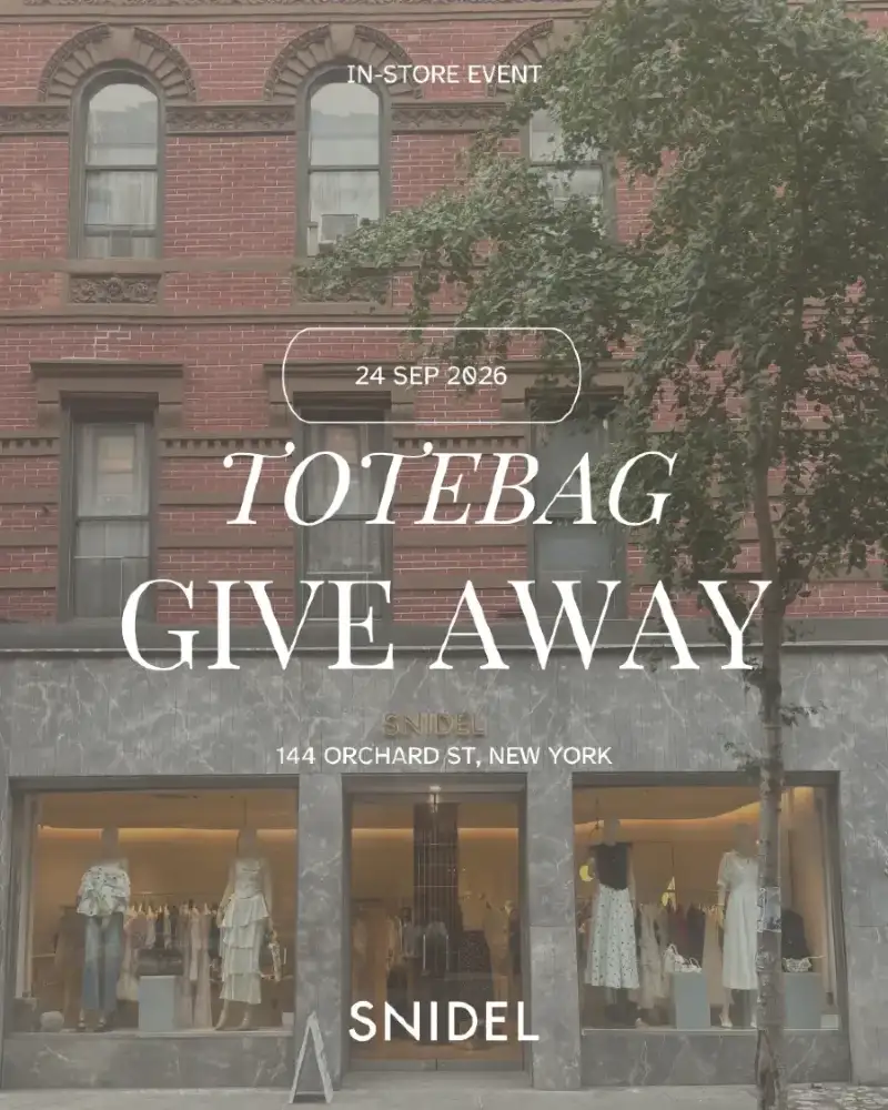 Snidel Tote Bag Giveaway