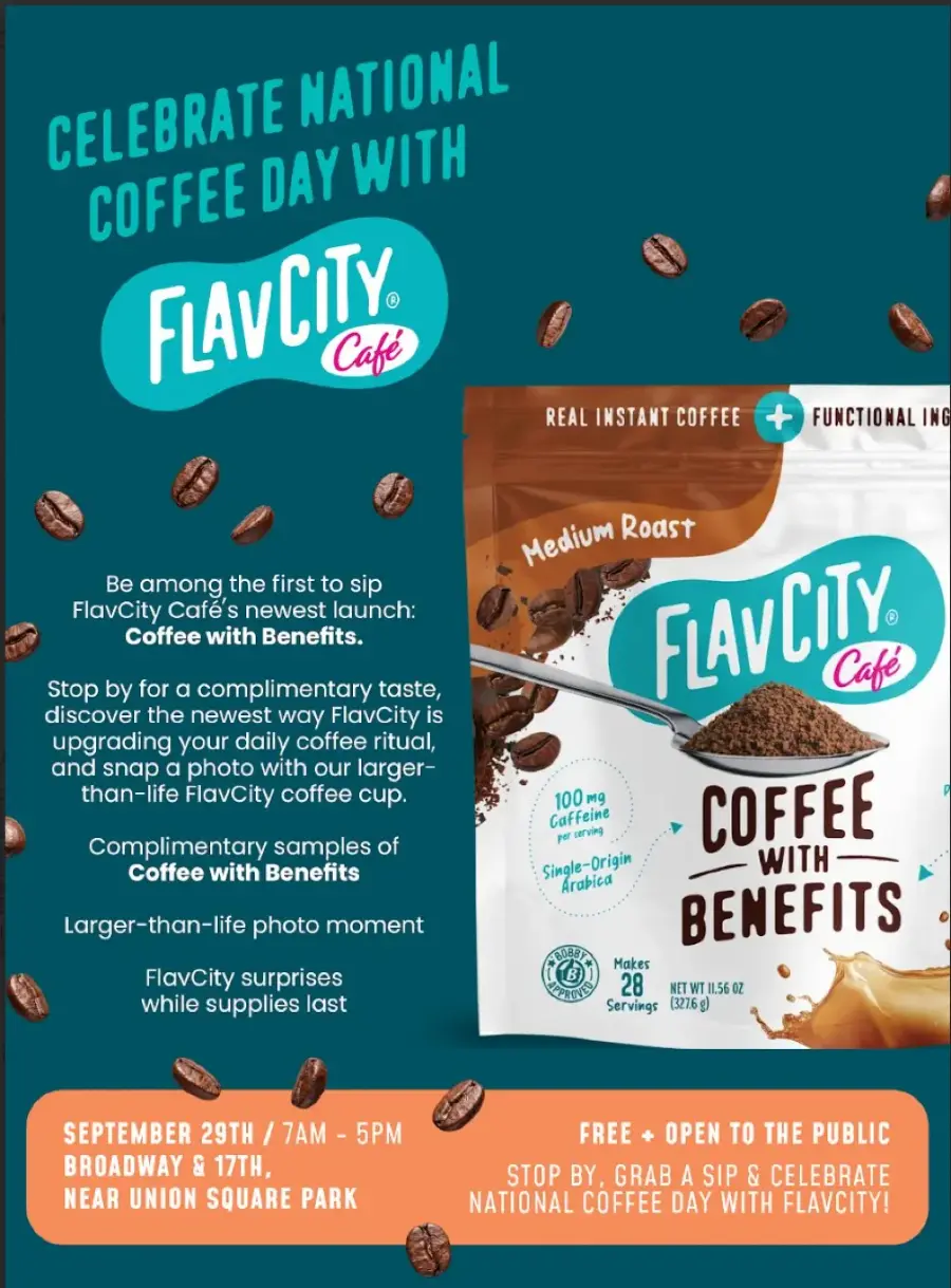 National Coffee Day with Flavcity