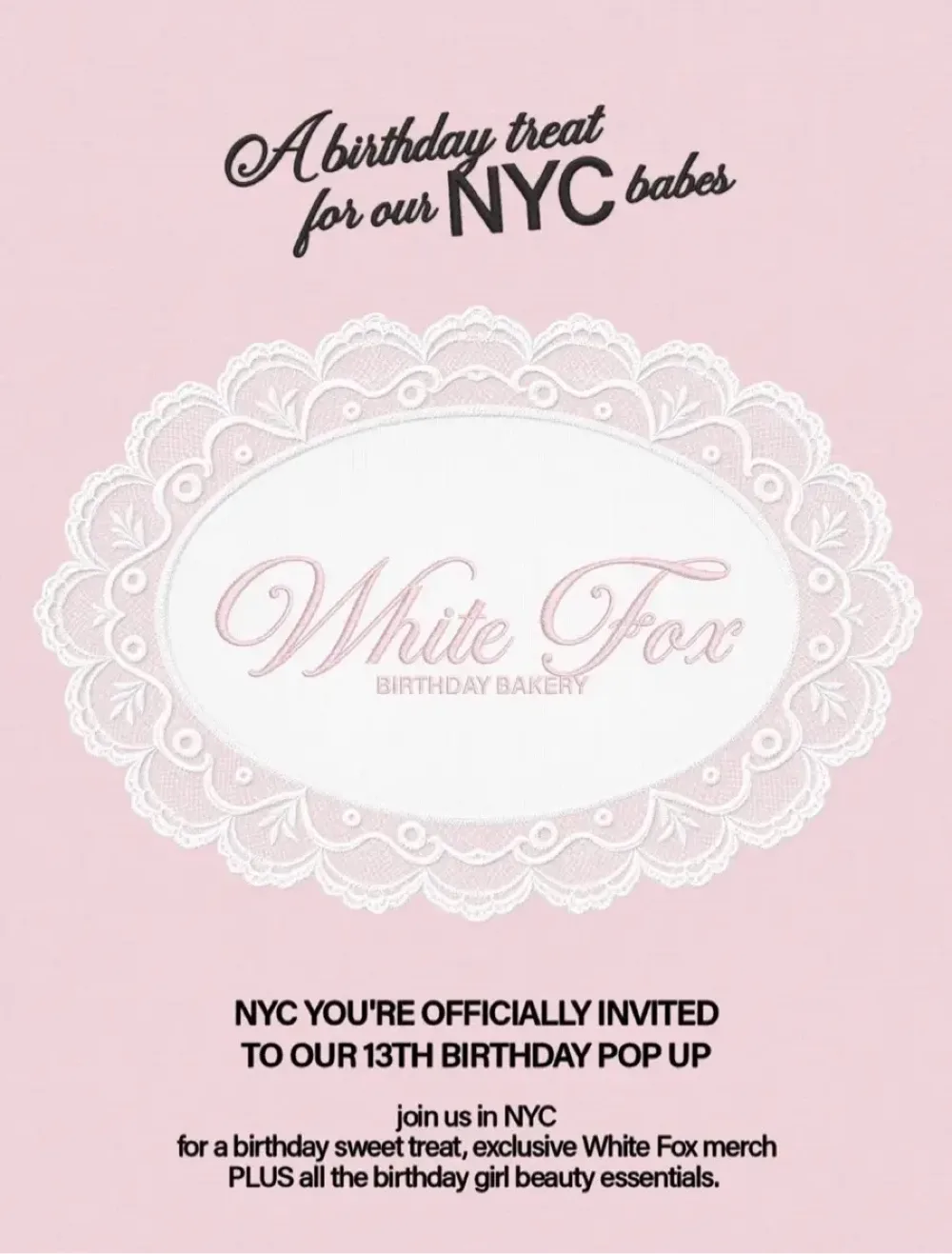 White Fox Birthday Bakery