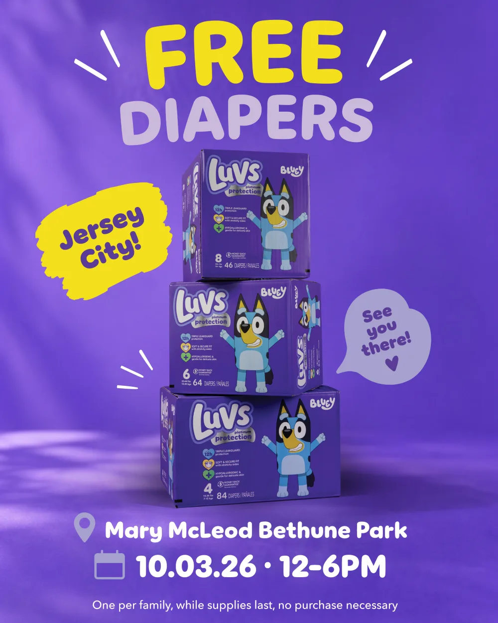 FREE DIAPERS: Luvs Billboard