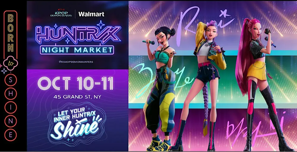 HUNTR/X Night Market in New York City
