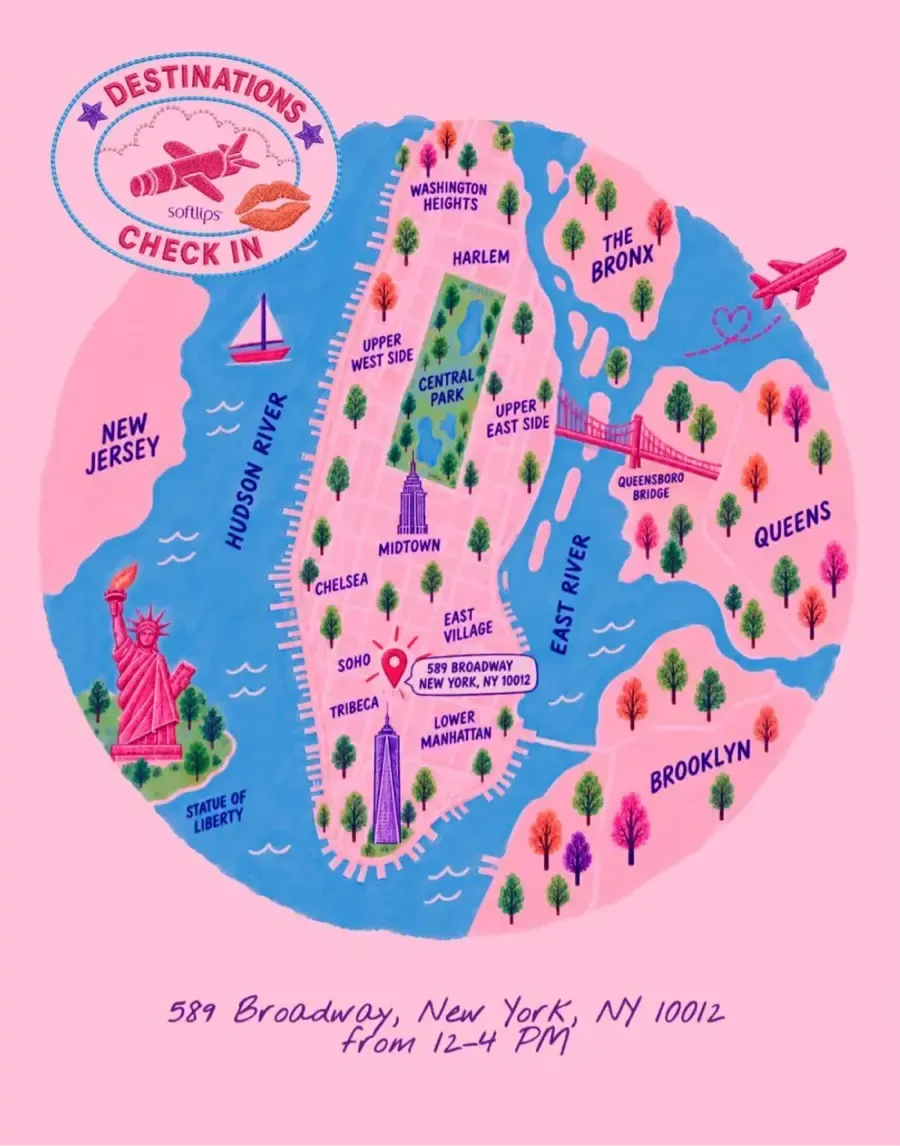 Softlips Destination Check In