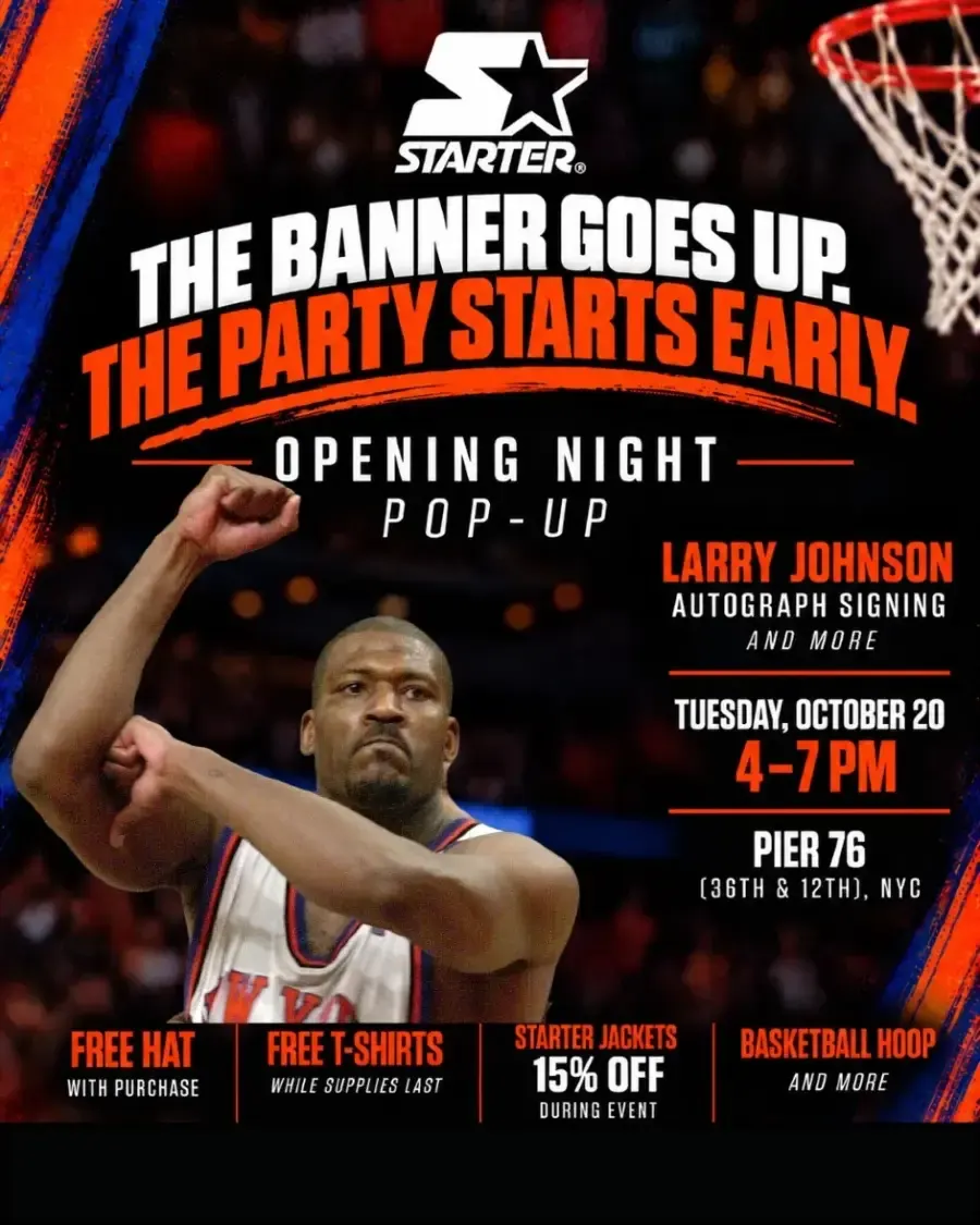 Starter Opening Night Pop-Up