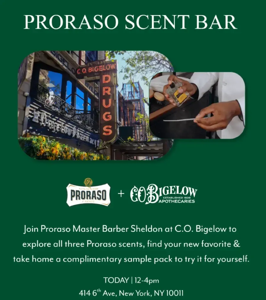 Proraso Scent Bar