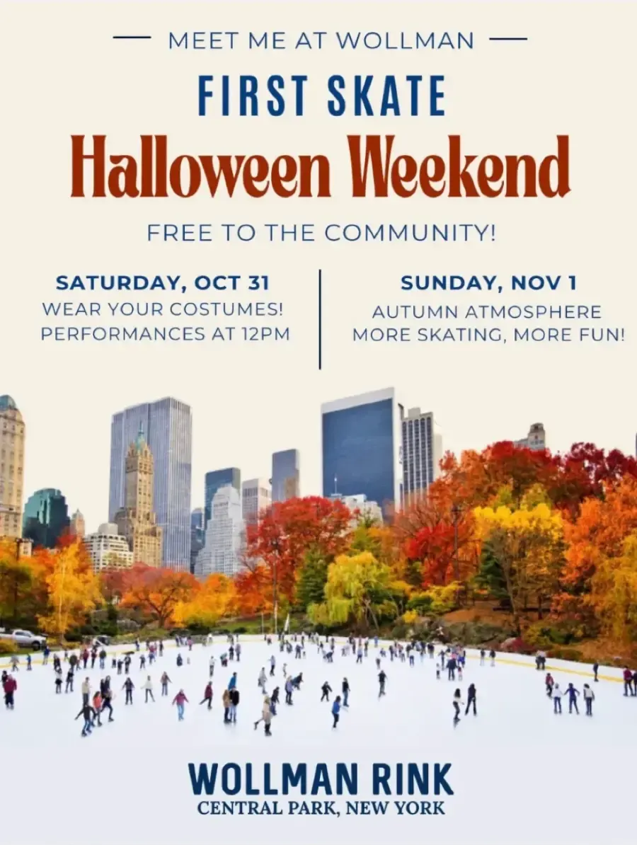 Wollman Rink First Skate: Halloween Weekend