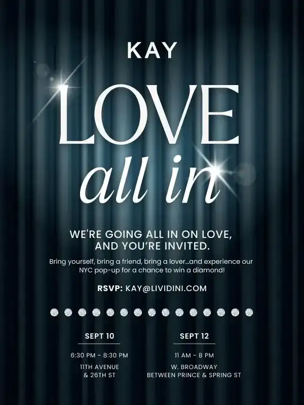 KAY Jewelers Love All In Mobile Pop-Up