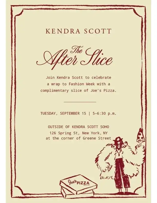 Kendra Scott x Joe’s Pizza
