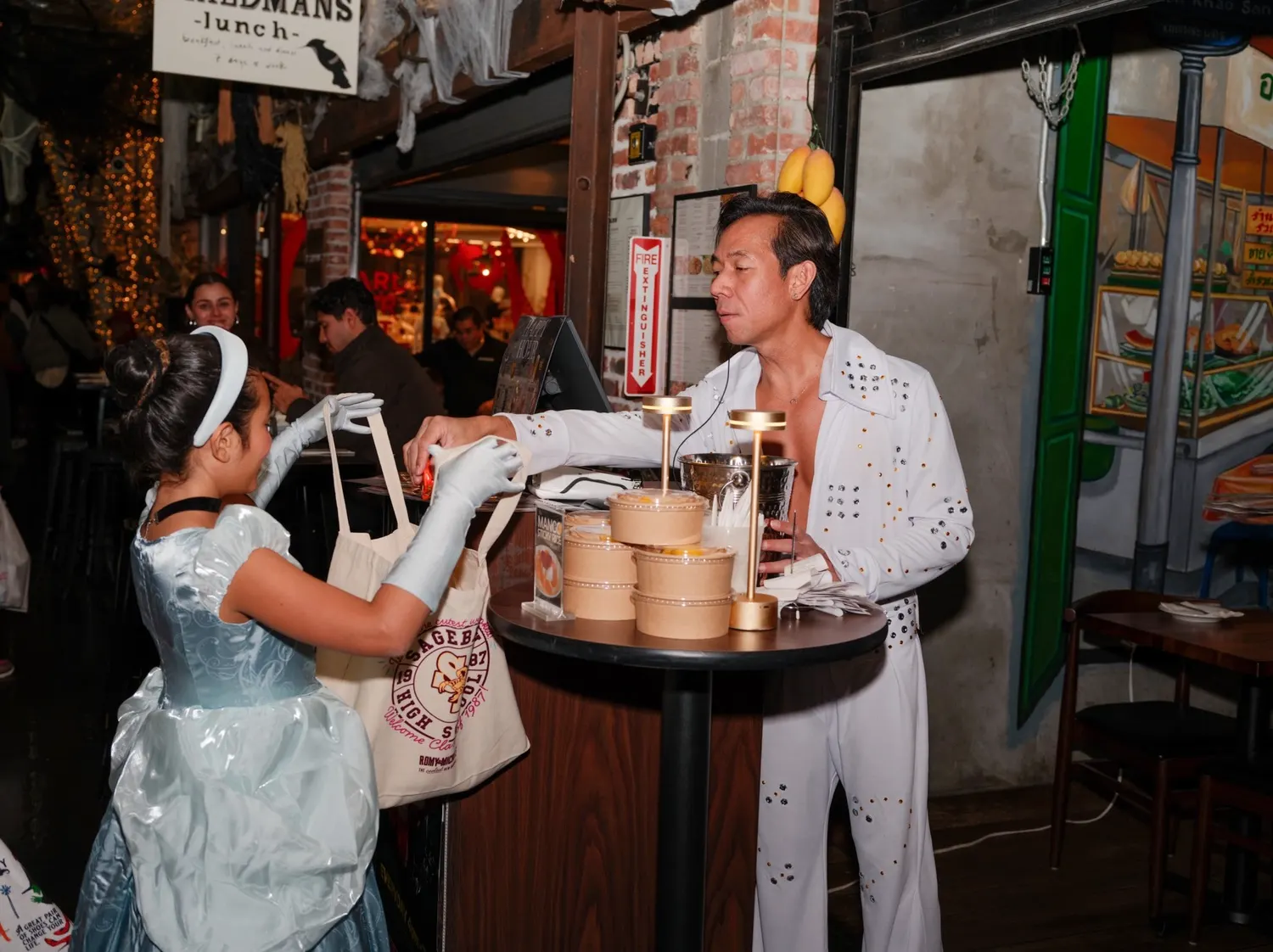Trick-or-Treating at Chelsea Market