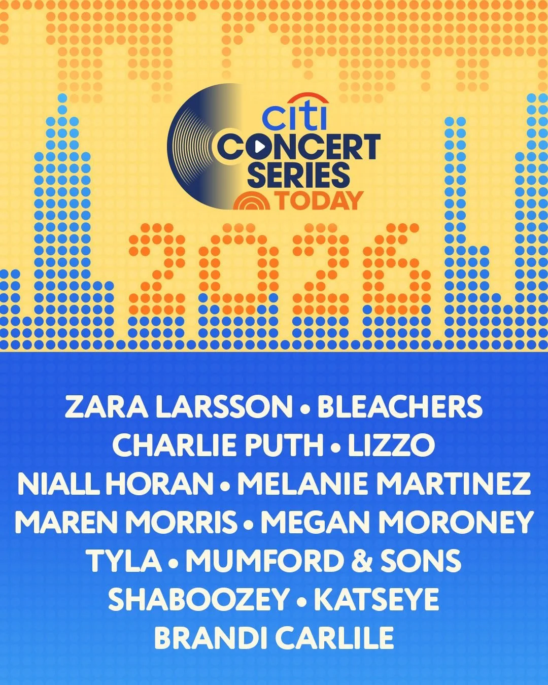 2026 Citi Concert Series on TODAY