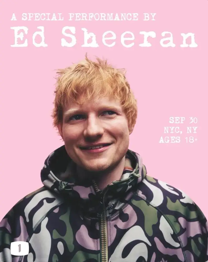A Special Performance by Ed Sheeran