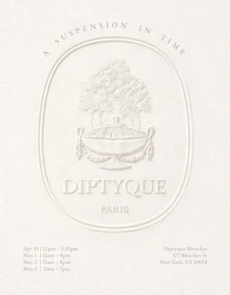 A Suspension in Time at Diptyque