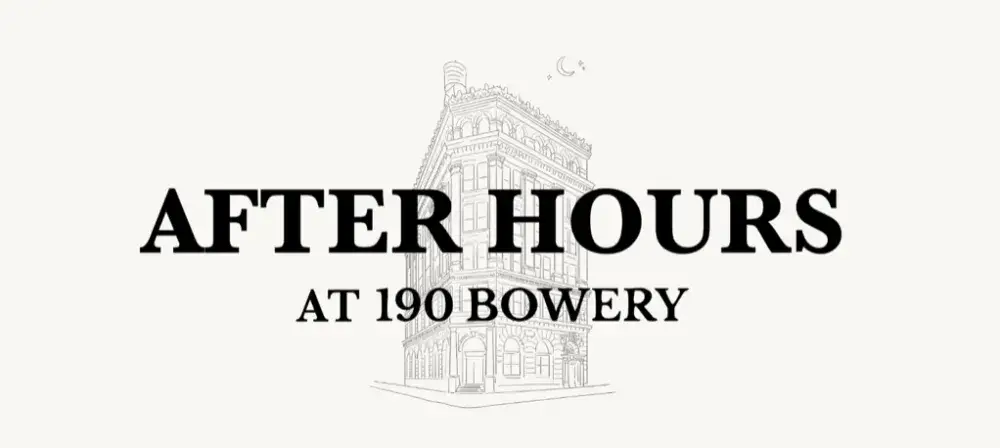 Industrious After Hours at 190 Bowery