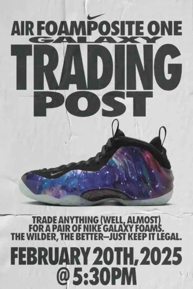 Air Foamposite One Galaxy Trading Post