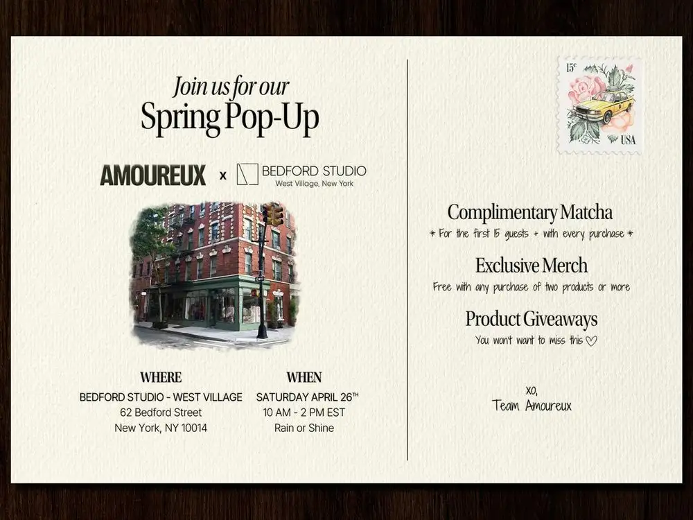 Amoureux Beauty Spring Pop-Up