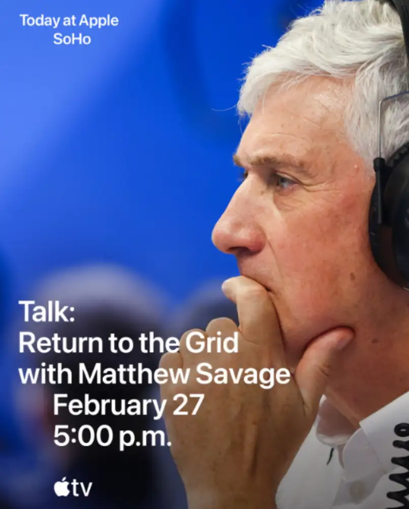 Apple F1 Talk: Return to the Grid with Matthew Savage