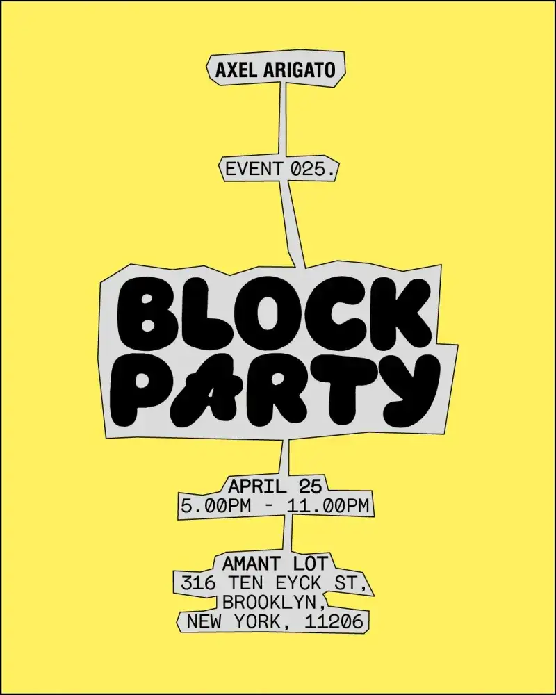 Axel Arigato NYC Block Party