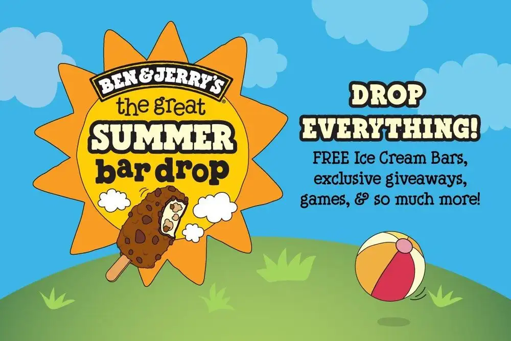 Ben & Jerry's Great Summer Bar Drop