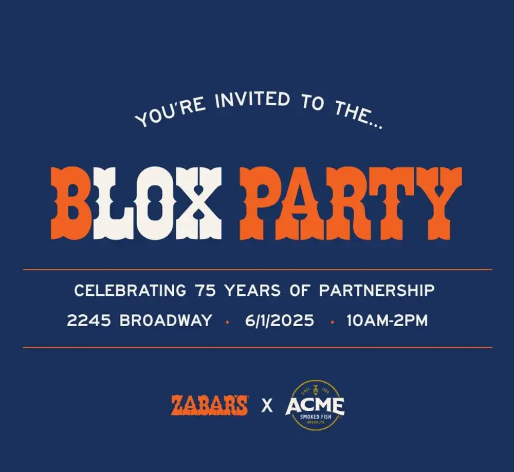 Blox Party with Acme Smoked Fish and Zabar’s