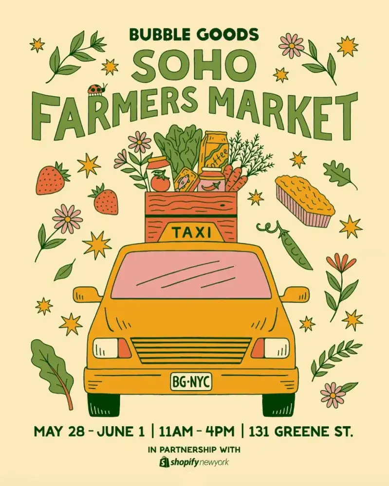 Bubble Goods SoHo Farmers Market