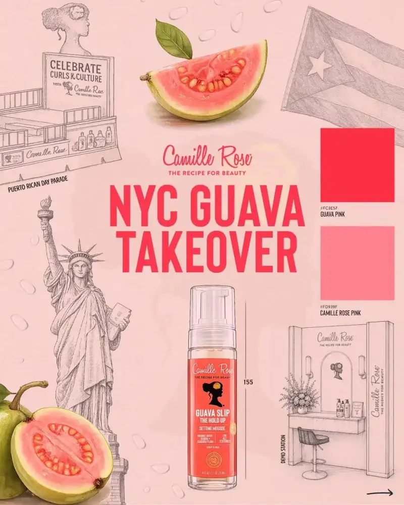Camille Rose NYC Guava Takeover
