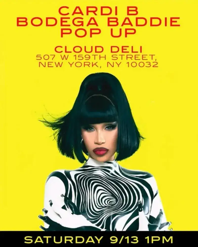 Cardi B Bodega Baddie Pop-Up
