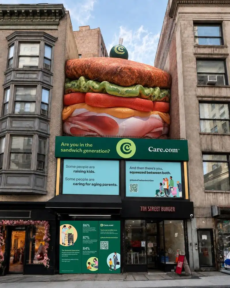 Care.com Sandwich Generation Pop-Up