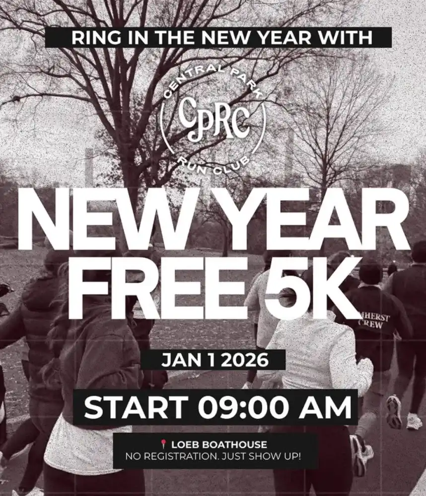 Central Park Run Club 2026 New Years 5K