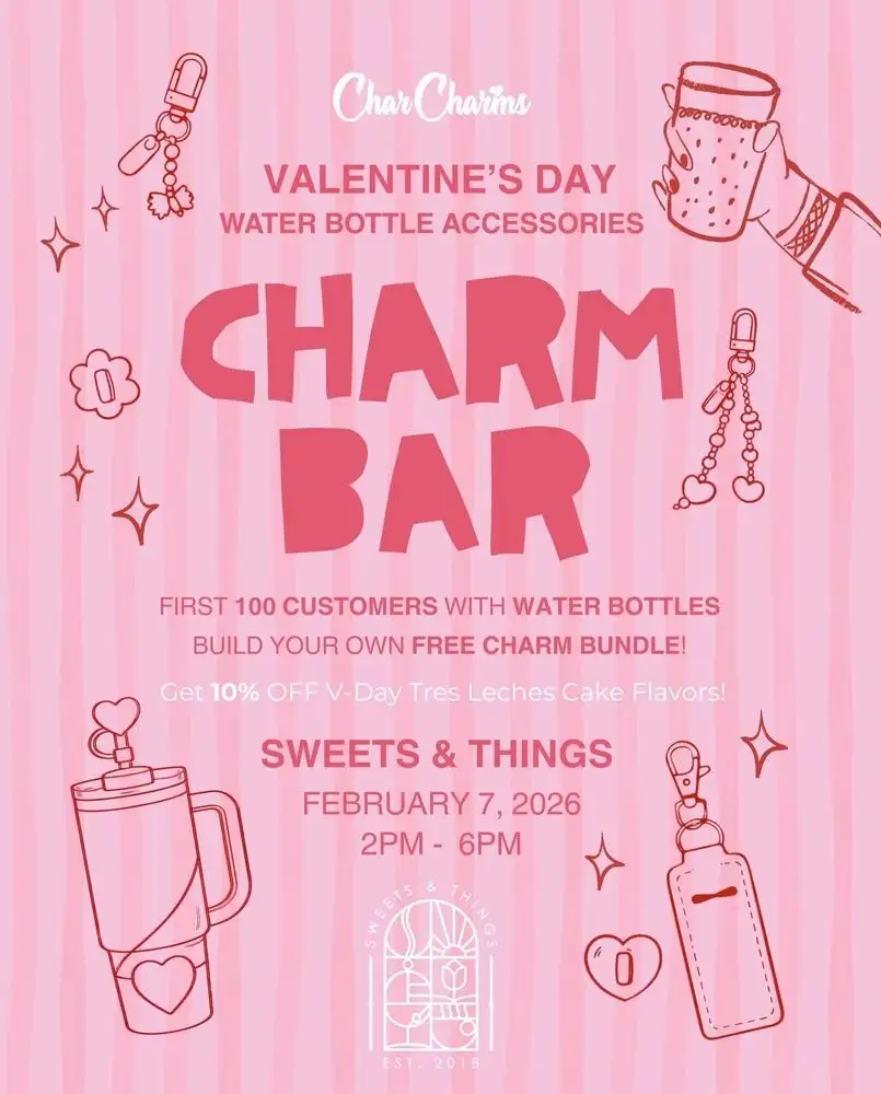 CharCharms x SweetsandThings Valentine's Day Charm Bar