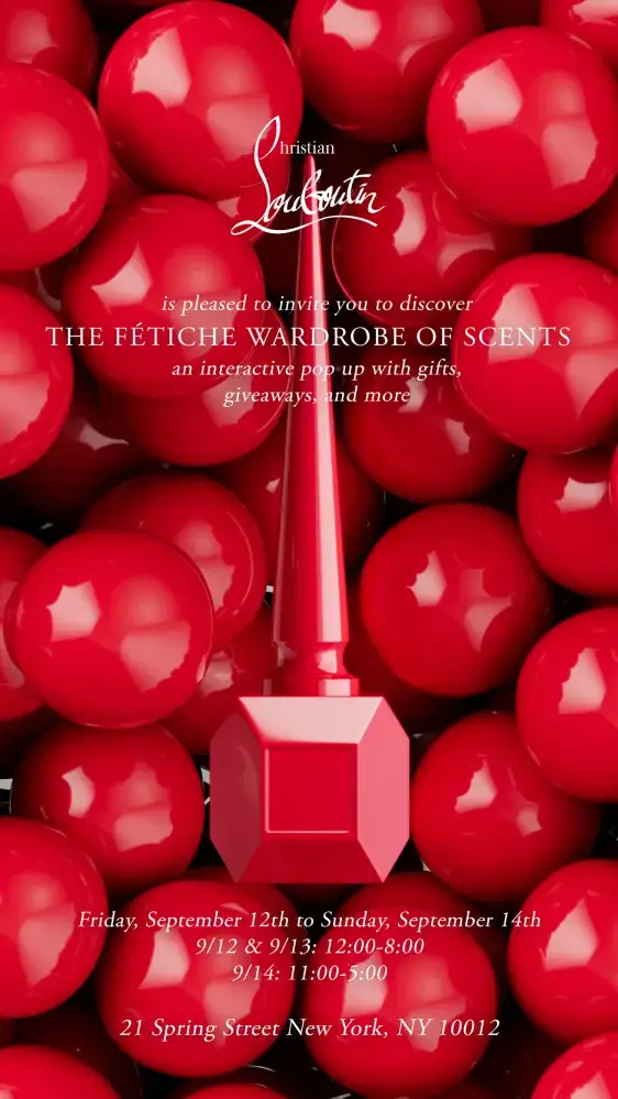 Christian Louboutin The Fétiche Wardrobe of Scents