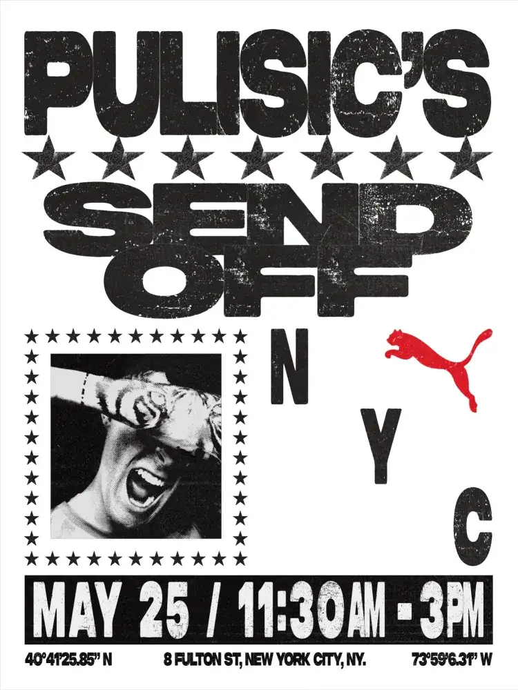 Christian Pulisic NYC Send-Off with PUMA