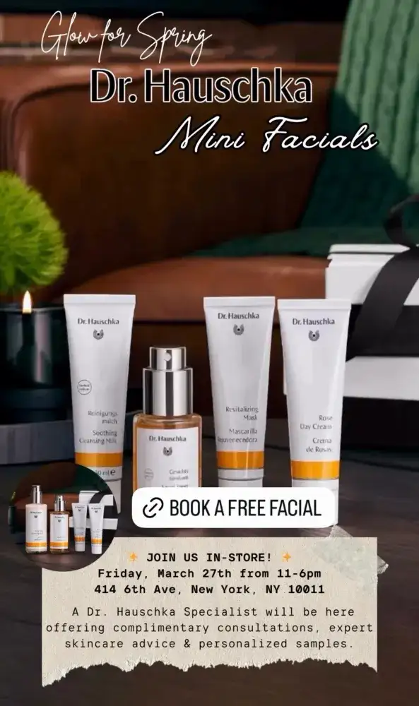 C.O. Bigelow x Dr. Hauschka Glow for Spring Mini Facials
