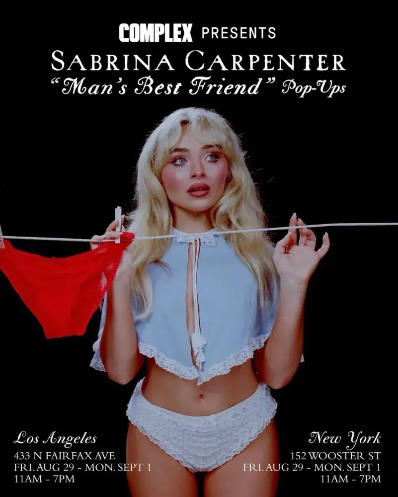 COMPLEX Sabrina Carpenter Man's Best Friend Pop-Up
