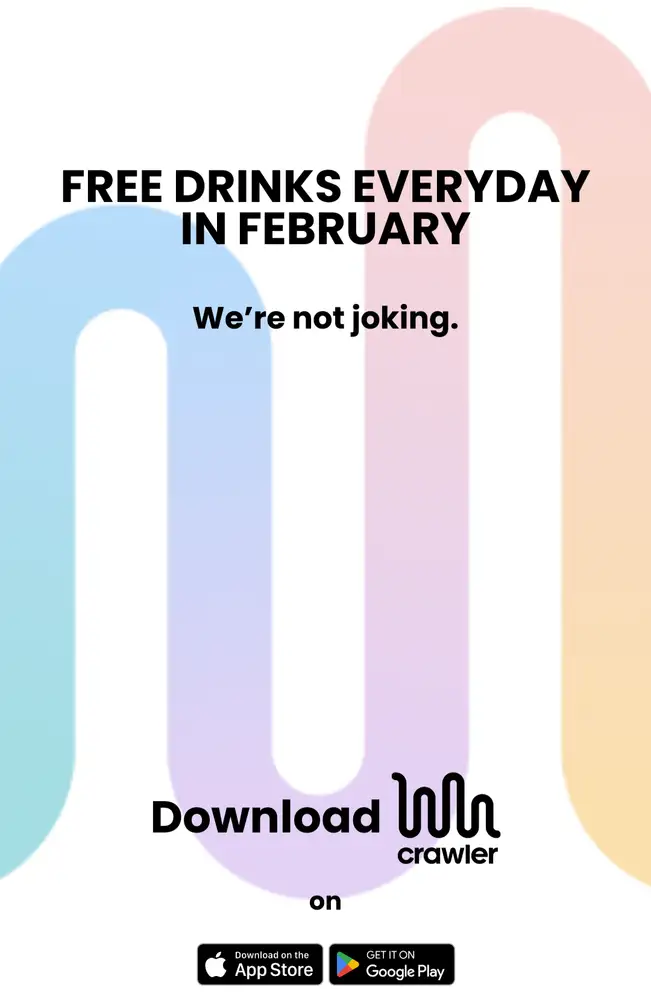 Crawler Free Drinks in February