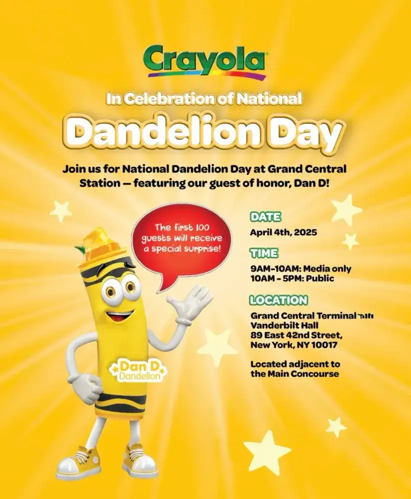 Crayola National Dandelion Day