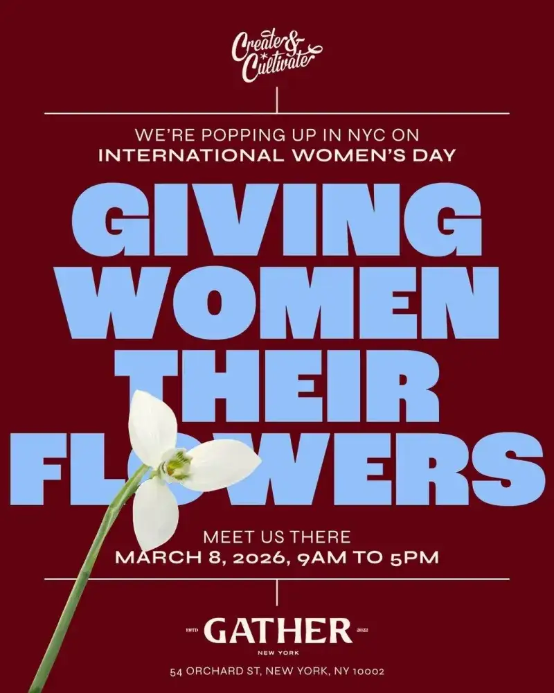 Create & Cultivate International Women's Day Pop-Up